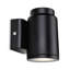 Black 11.1cm H Outdoor Armed Sconce