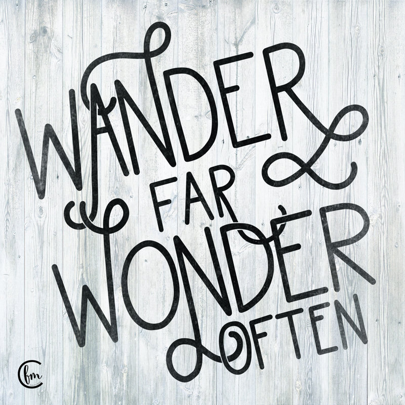 «Wander» par Fearful Made Creations - impression, H 12 po x l 12 po, Non, Toile tendue