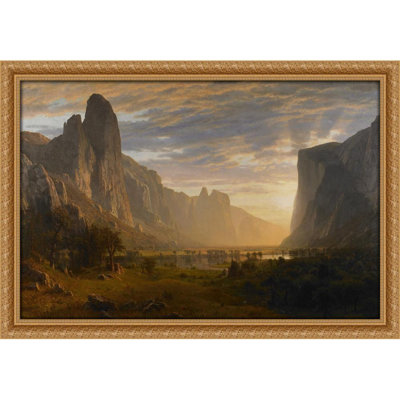 Looking Down Yosemite Valley, California (1865)