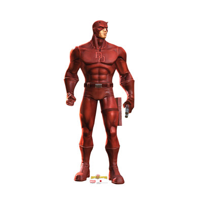 Découpage en carton taille vie daredevil Marvel Contest of Champions