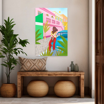 Art contemporain, palmier abstrait, art urbain
