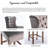27" Counter Height Bar Stools with Wood Legs-90644583