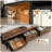 Farmhouse Bed Frame With 3 Storage Drawers Bench, Led Lights And Charging Station-154031510-154031511