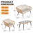 Gonneke 4-Person Patio Conversation Sets with Cushions-532698091