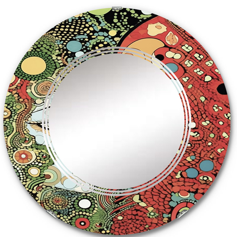 Shelden - Modern Wall Mirror Round, 24 po x 24 po