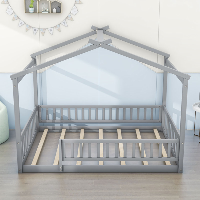 Galbin House Bed by Harper Orchard, Gray, Full