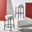 Colombe Upholstered Stool with Metal Frame-982525774-991454286