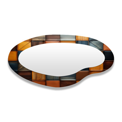 Miroir mural asymétrique bohémien