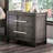 Transitional Gray Nightstand with Felt-Lined Drawer & Dovetail Construction