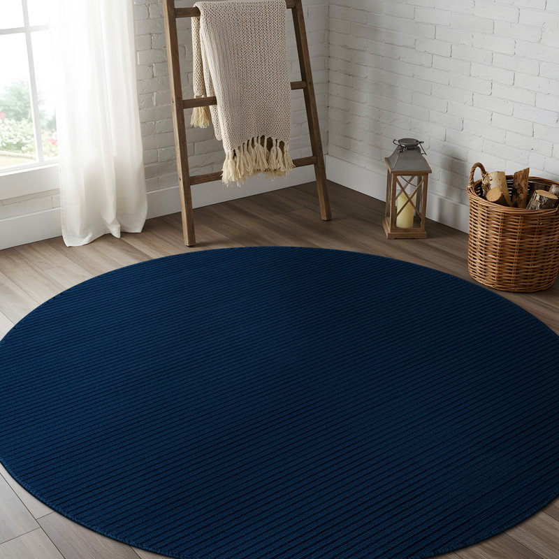 Arturas Non-Slip Area Rug, Round 4'