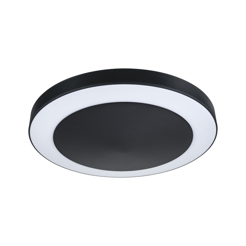 LED Flush Outdoor Ceiling Lights, Anthracite