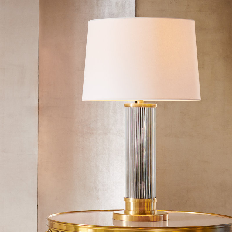 Ralph Lauren Allen 1 - Light Standard Table Lamp, Natural Brass