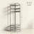 Industrial Corner Hall Tree With 8 Movable Hooks, Shoe Storage, And 2 Shelves For Space-Saving Entryway Organization.
