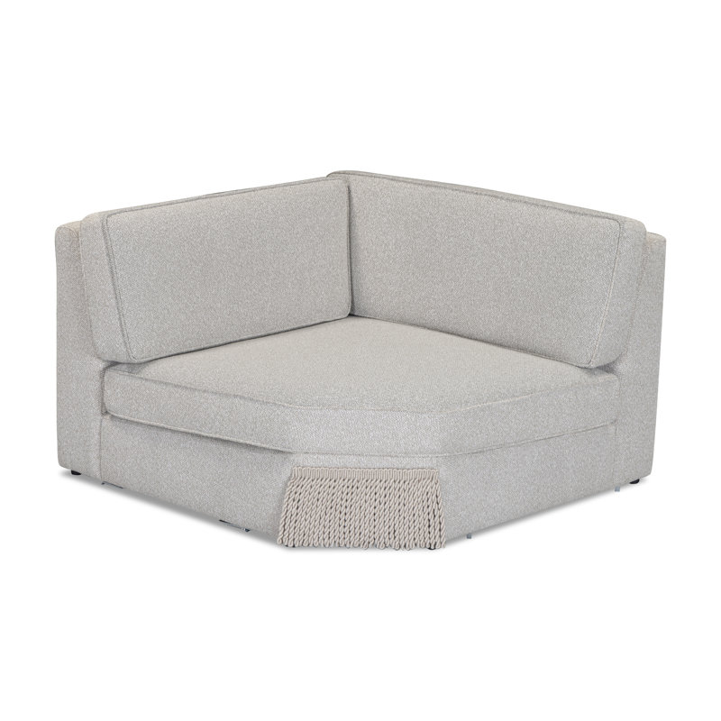 Coussin à oreilles gris chaud Yvette