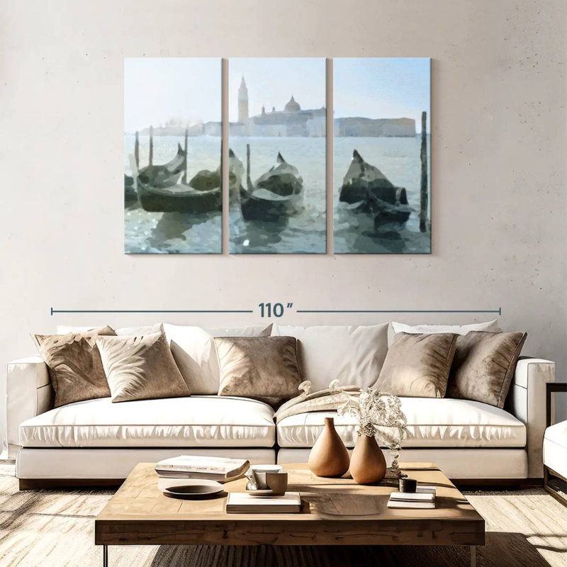 Sebbie Venice Study, 48" H x 74" W