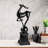 Elegant Black Decorative Object, 5.9 x 22.4 x 8.3 inches | 100% Polyester Material, Lightweight & Durable | Perfect for Home Decor, Modern Aesthetic & Stylish Accents in Living Room or Office Spaces-1381986731