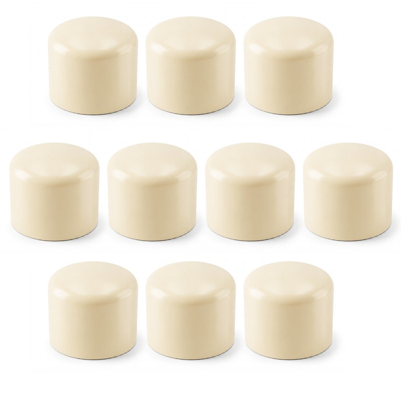 SUPPLYGIANT 10pcs 1/2 Inch CPVC End Cap Socket Pipe End Stop Fitting White, 3/4 pouce