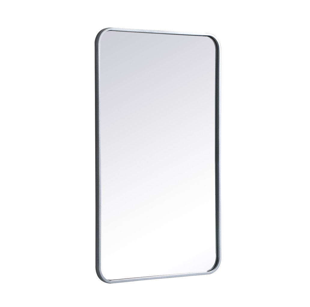 Sabine Accent Mirror, Silver, 36" x 18"