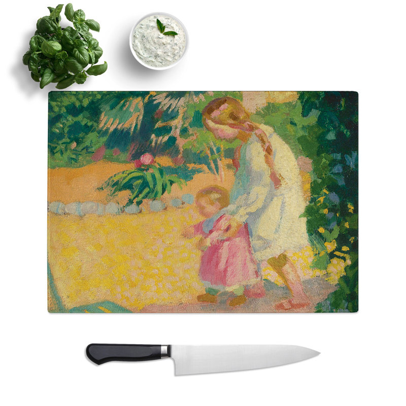 First Steps by Maurice Denis Chopping Board, 28.5cm W x 39cm L