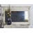 Fuentes Wood Carved Floral Cream Wall Mirror with Distressing