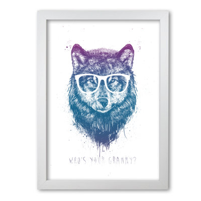 Who's Your Granny? Wolf 1 Piece Wall Art