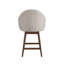 Tabouret de bar pivotant rembourré en bois massif avec siège en tissu Wasserman-1180167948-1203718558-1203718546