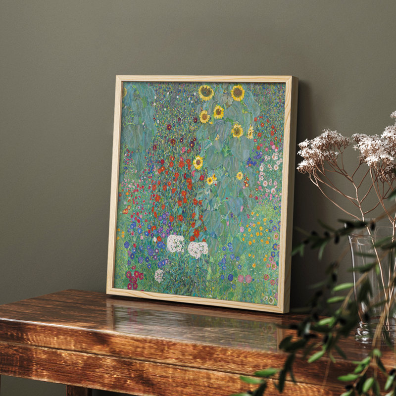Gustav Klimt xvi - Impression encadrée, H 10 po x l 8 po, Naturel