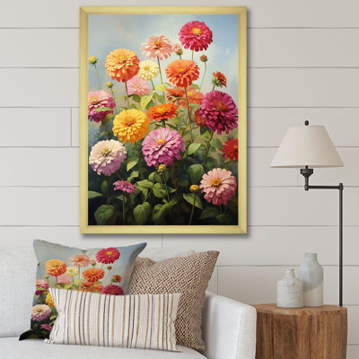 " Zinnias Romantic Impression "