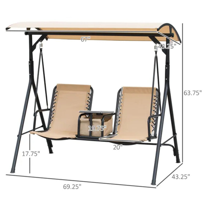 Porte-gobelet pour 2 personnes