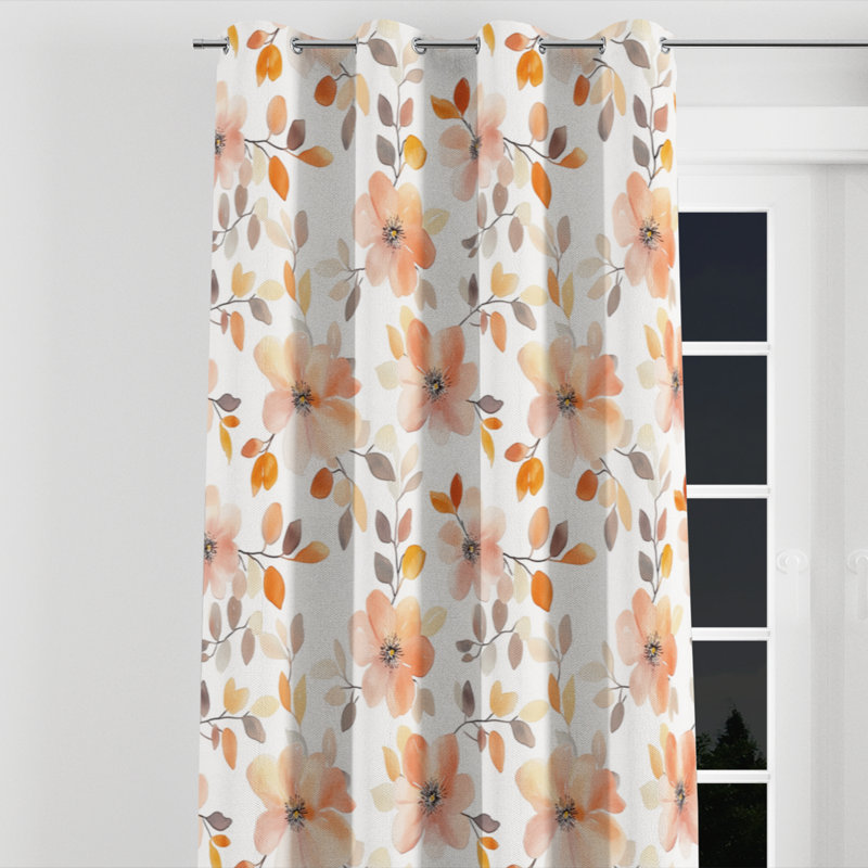 Rideaux bohème Boho, L 52 po x L 84 po, Œillets argentés