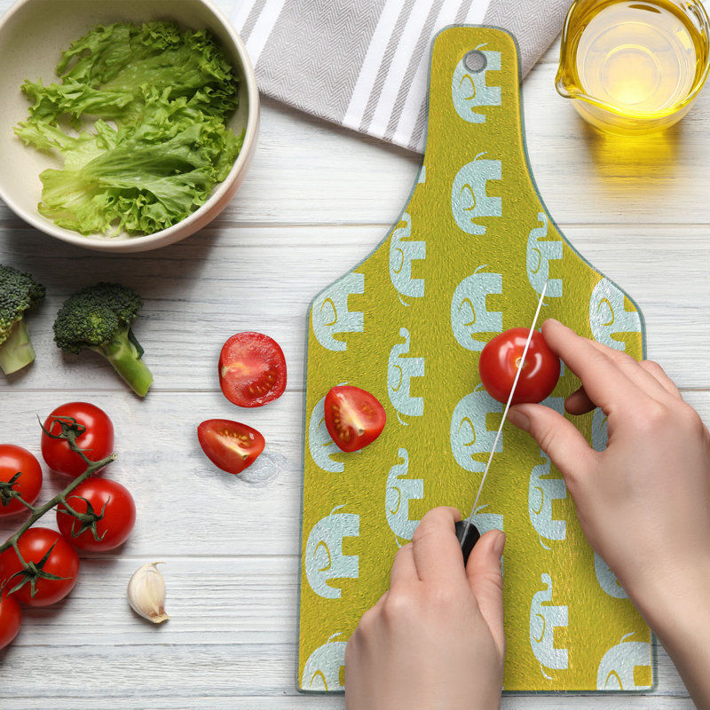 Planche à découper en verre trempé Ambesonne