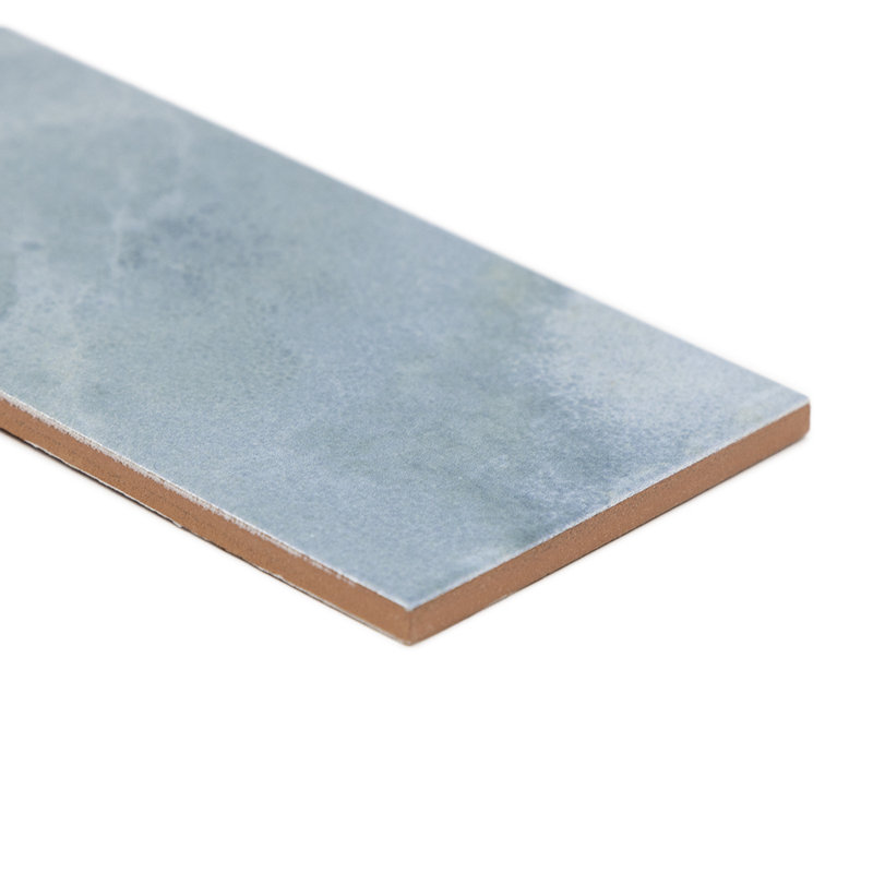 Isla 4" x 12" Glossy Ceramic Subway Wall Tile, Aqua