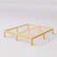 Structure de lit plateforme robuste en fer et bambou Amylia en bois massif et métal sans sommier-2136839184-2108340613