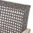 Patio Grey With Seating, Wood Structure And Iron Accents, Long-Lasting Outdoor In Grey, Woven Seat, Frame Accents For Longevity-1146442187