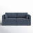 Winfree 78.8" W Upholstered Modular Sofa with Toss Pillows -436183