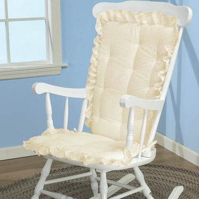 Outdoor 1.5'' Rocking Chair Seat / Back Cushion