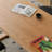 Red Oak Dining Table with Sturdy Structure.-1772940267