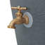 Tonneau cylindrique en plastique pour la collecte de l'eau de pluie Athena-31103801-31103800
