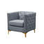Fauteuil Lodd en polyester capitonné de 82,55 cm de large-1775777206