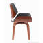 Chaise de salle à manger rembourrée en cuir de polyuréthane de style Mid-Century pivotant à 360 °, ensemble de 2-115824291