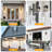 2 Packs Black Outdoor Wall Lantern with Motion Sensor and Dusk to Dawn-1126775697