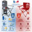 SUNMER Folding Camping Chairs - Extra Wide-92535740