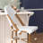 Indoor/Outdoor All-Weather Commercial Paris Chairs with Bamboo Print Frame-130346789-130346795
