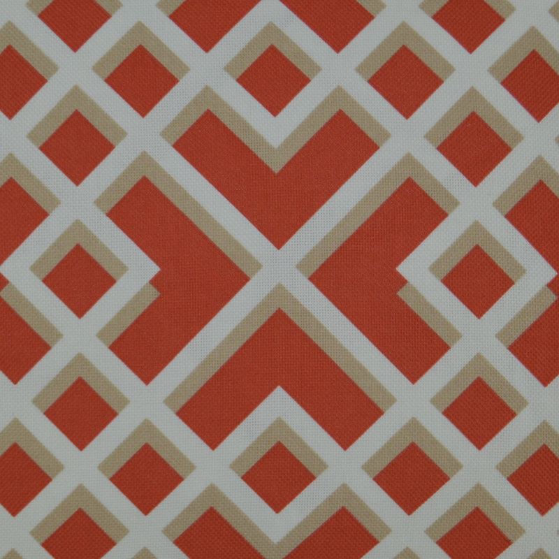 Pergola Lumbar Indoor/Outdoor Pillow Cover & Insert, Coral