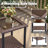 Wicker Rattan Outdoor Swivel Chair Set with Side Table (2 Chairs + 1 Table)-464456696