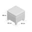 Louella 42cm Wide Faux Leather Square Cube Ottoman with Storage-17789669