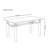 French Retro and Simple Dining Table