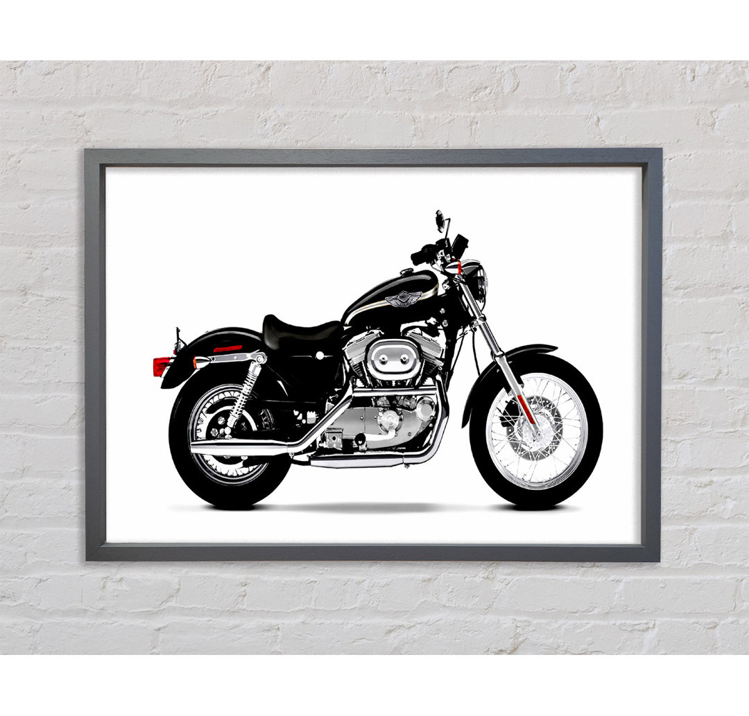 Harley Davidson 2 Gerahmter Druck