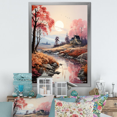 «Countryside Mystic River Dreams I», reproduction sur toile