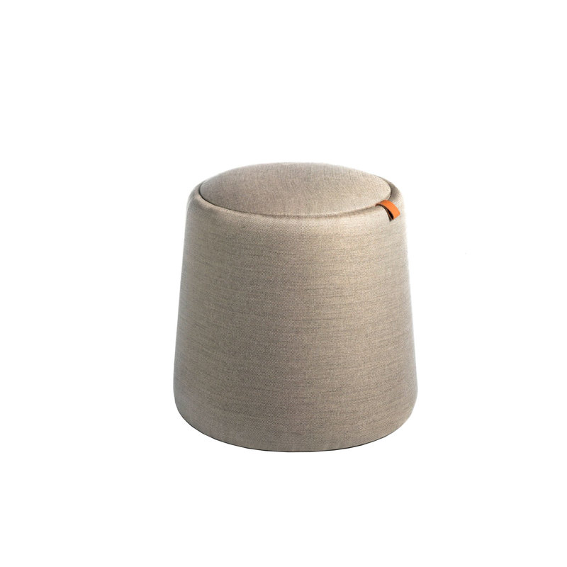 44cm Wide No Pattern Pouffe Ottoman